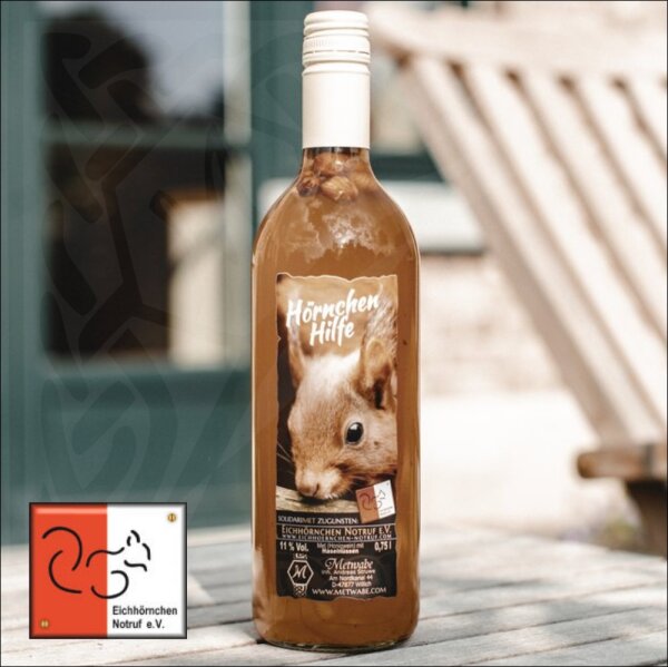 H&ouml;rnchen-Hilfe Mead with hazelnuts 0,75l 12%vol